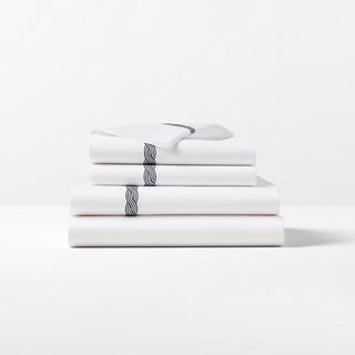 Spencer Cable Embroidery 4-Piece Sheet Set