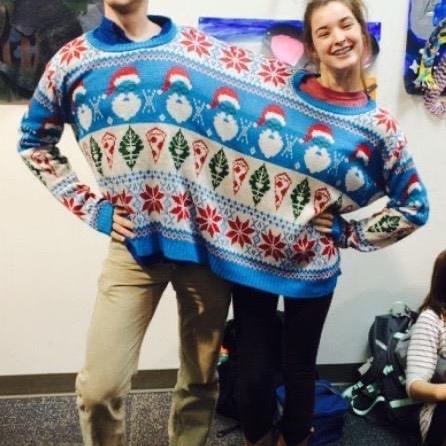 the iconic double headed sweater