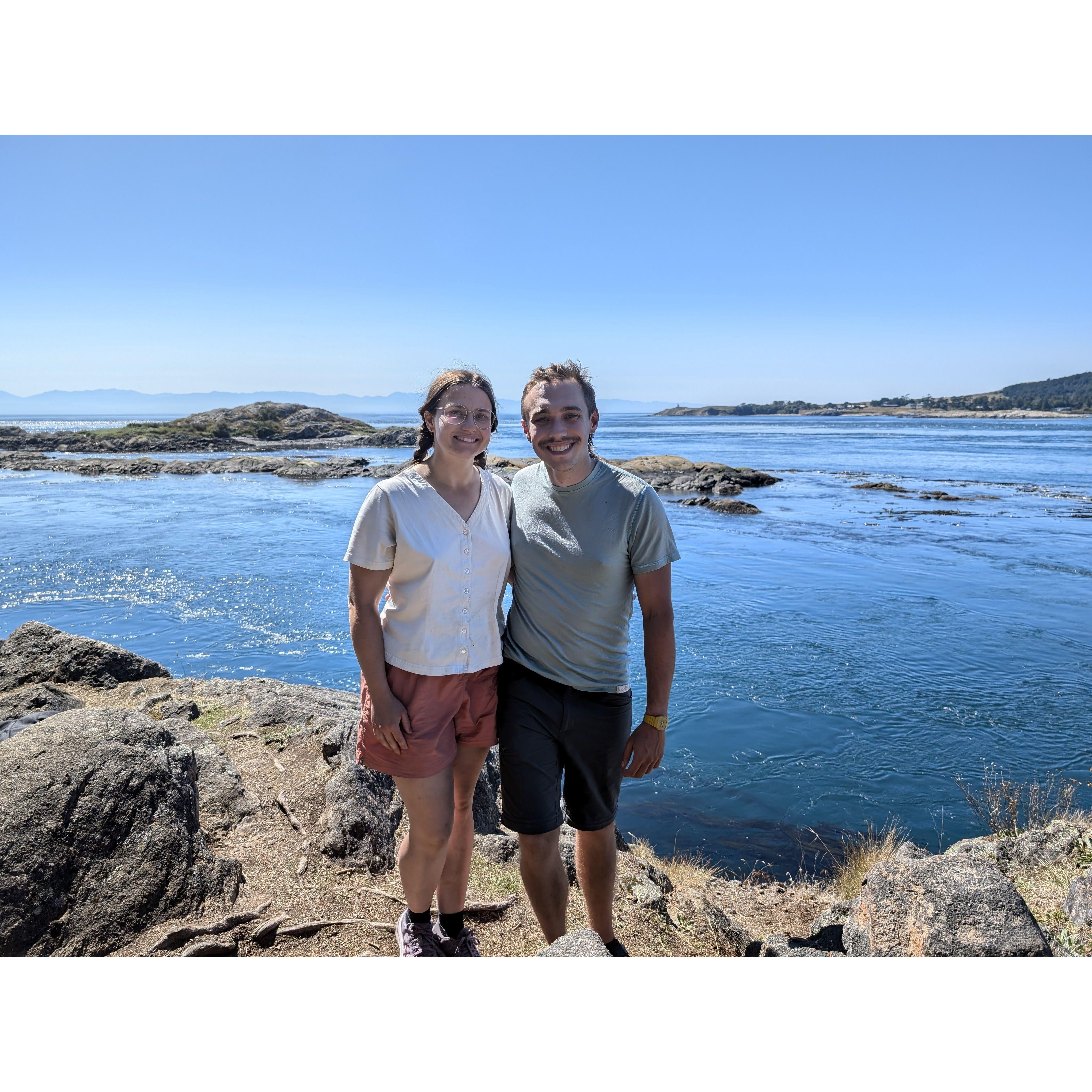 Shark Reef Sanctuary on Lopez Island the day after we got engaged