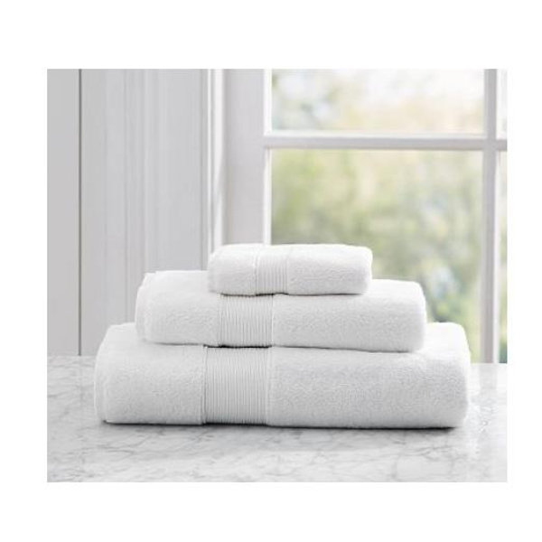 Classic Organic Hand Towels in Light Gray