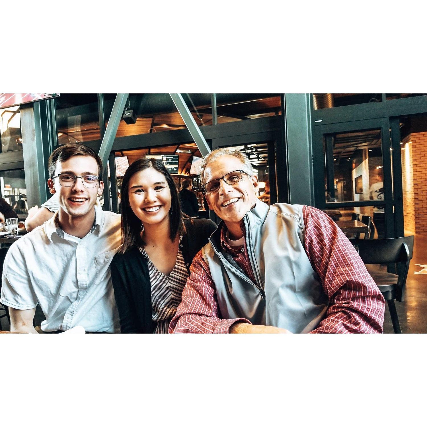 Julia's graduation dinner in Grand Rapids at New Holland's Knickerbocker, one of our favorite spots!
