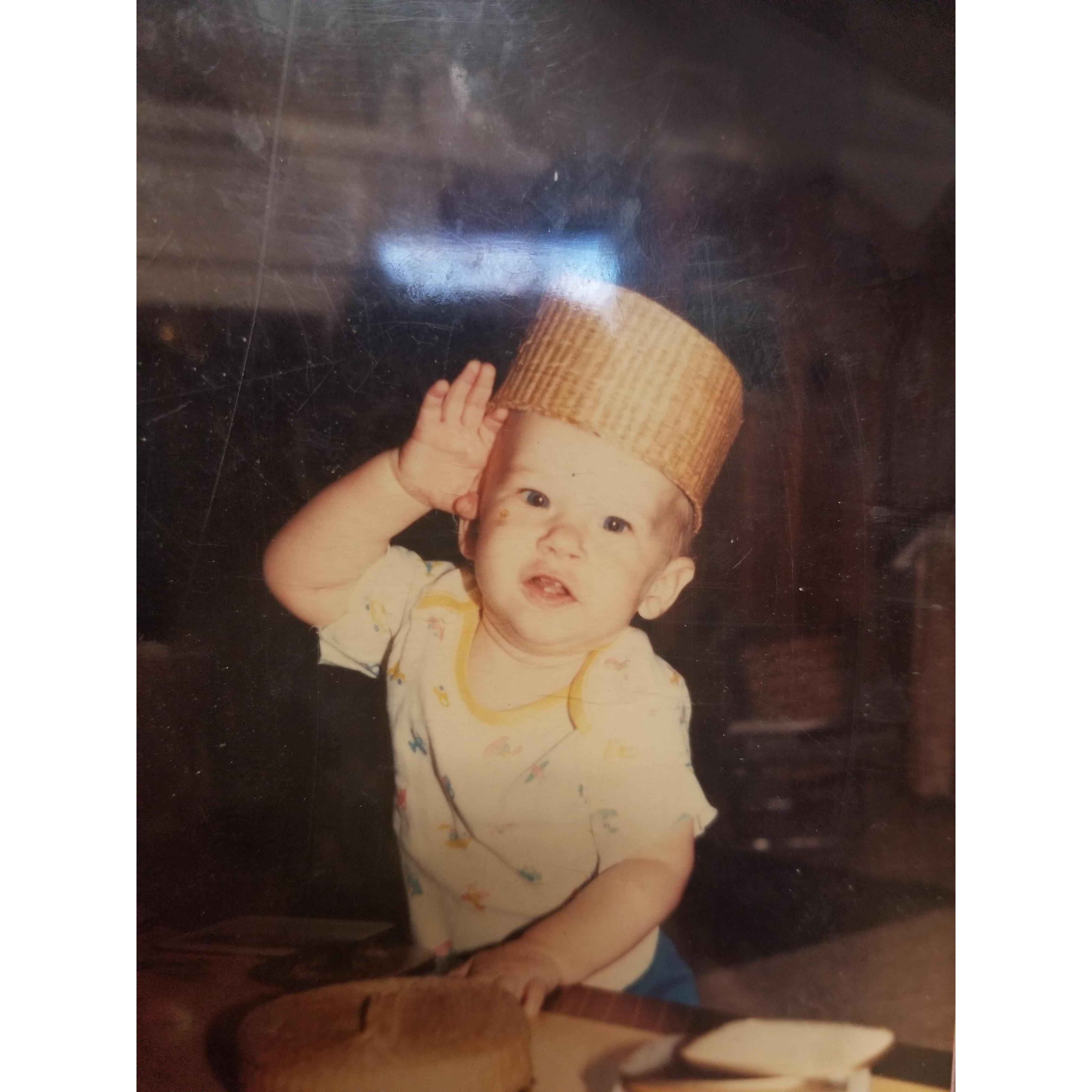 Baby Robert reporting for duty!
