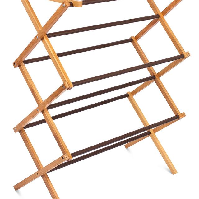 Fold-Away Clothes Drying Rack