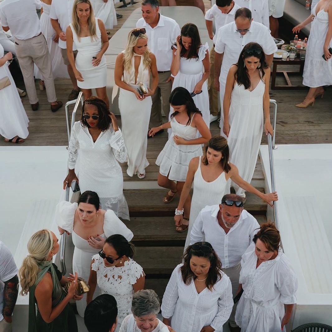 All-White Welcome Party