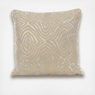 Hanging Gardens Modern Gold Pillow