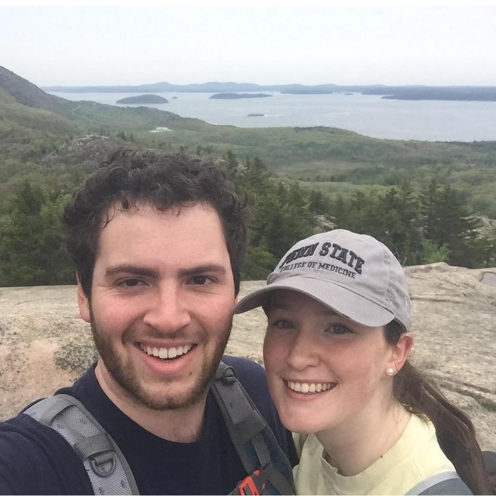A special trip to Acadia National Park to celebrate our college graduation.