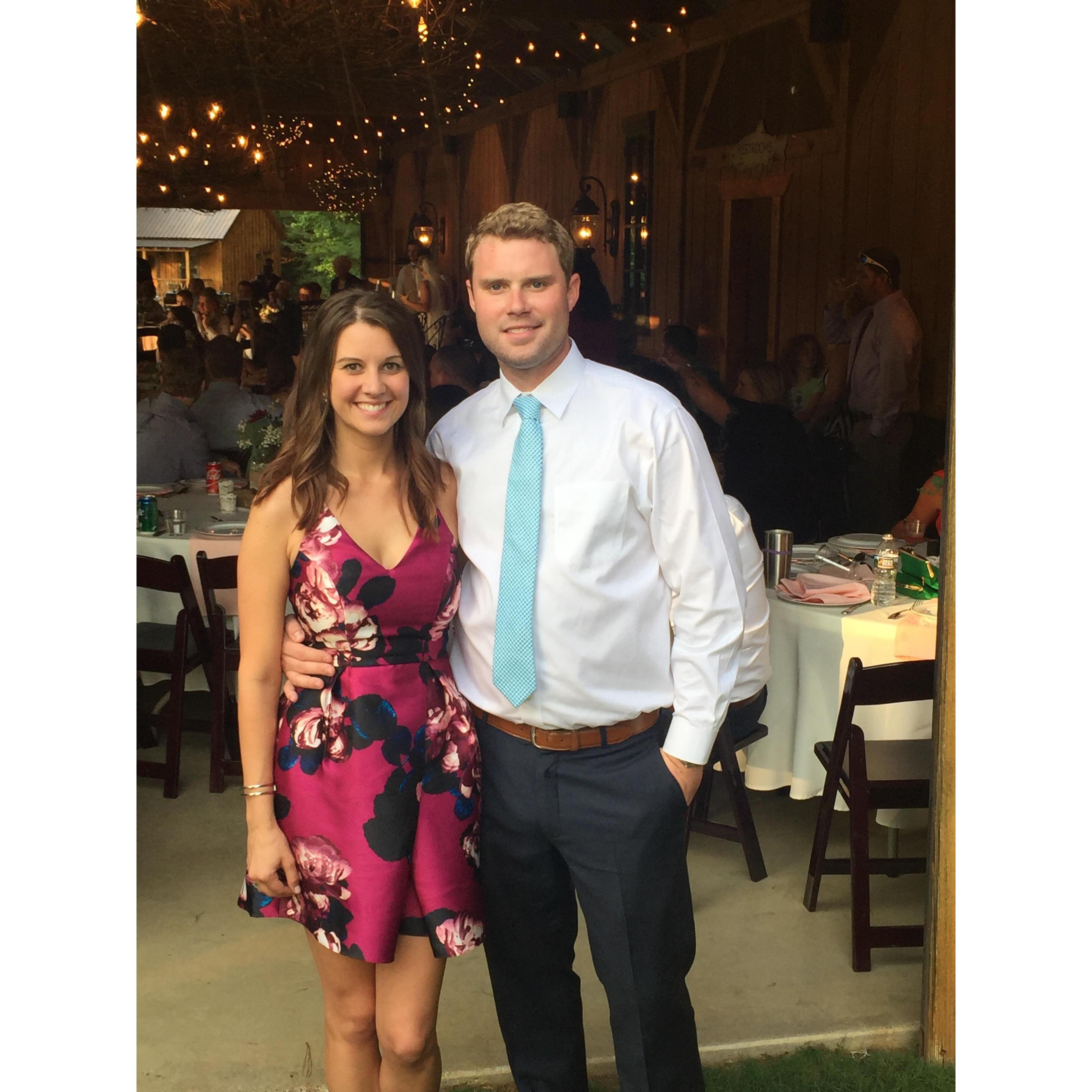 Our first wedding together 2017