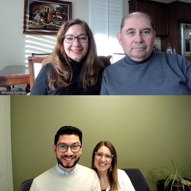 Meeting Joel's parents over Zoom