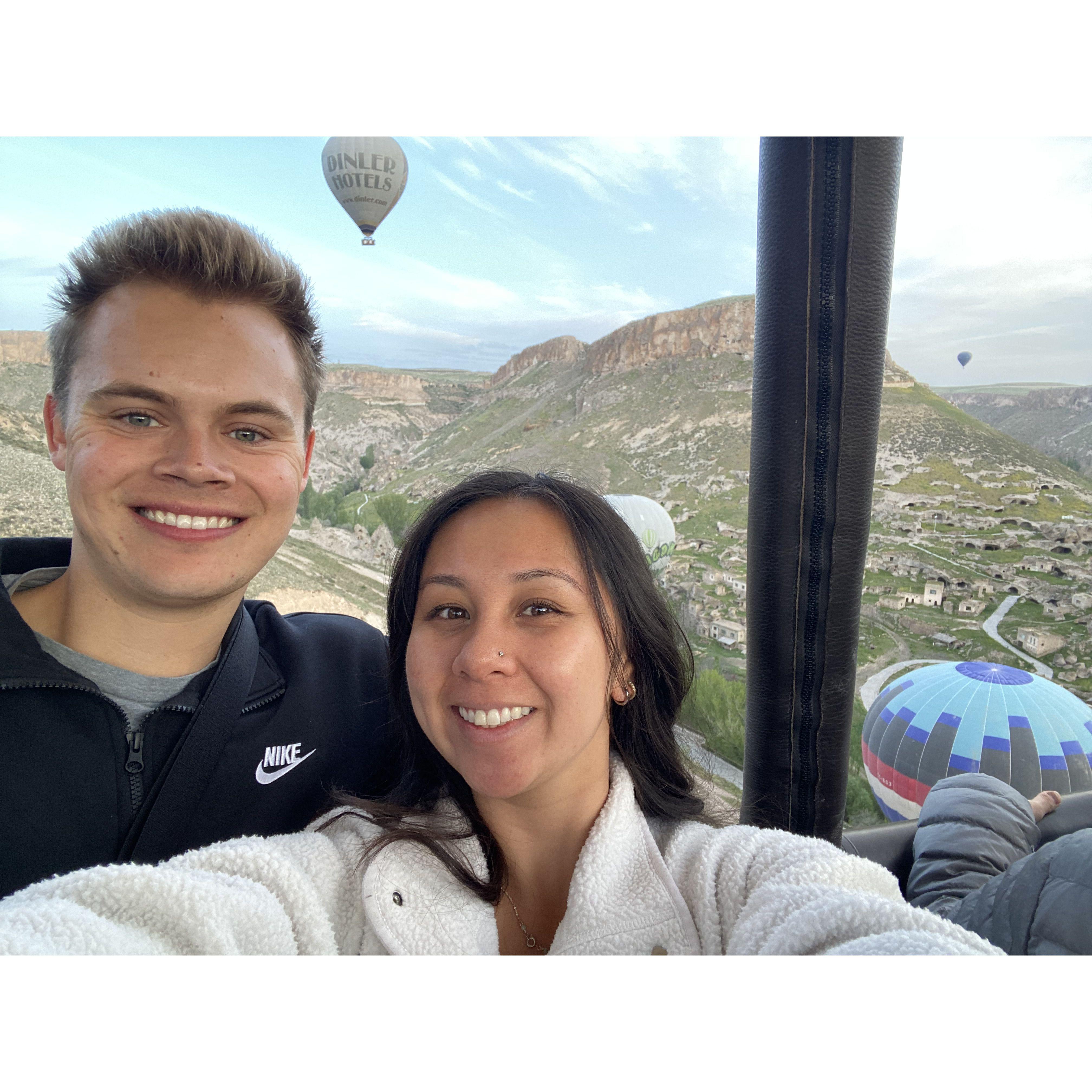 Hot air balloon in Turkey!