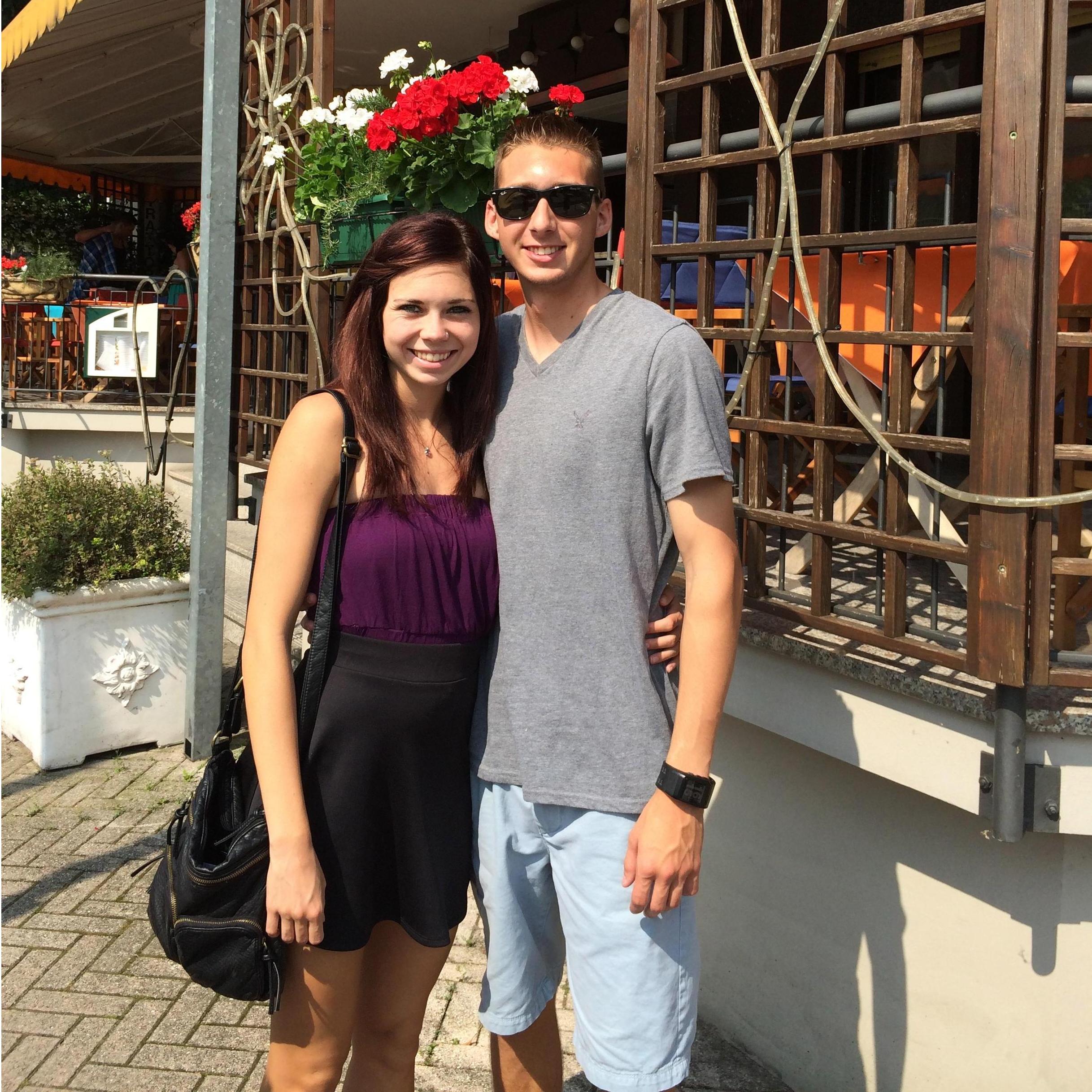 We loved the little cafes in Italy. 2014