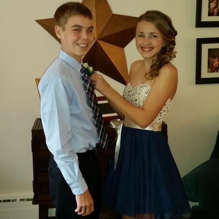 First dance together - Sophomore Homecoming (2015)