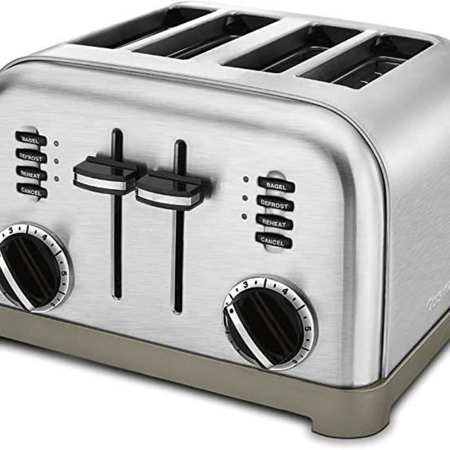 Cuisinart CPT-180P1 Metal Classic 4-Slice toaster, Brushed Stainless