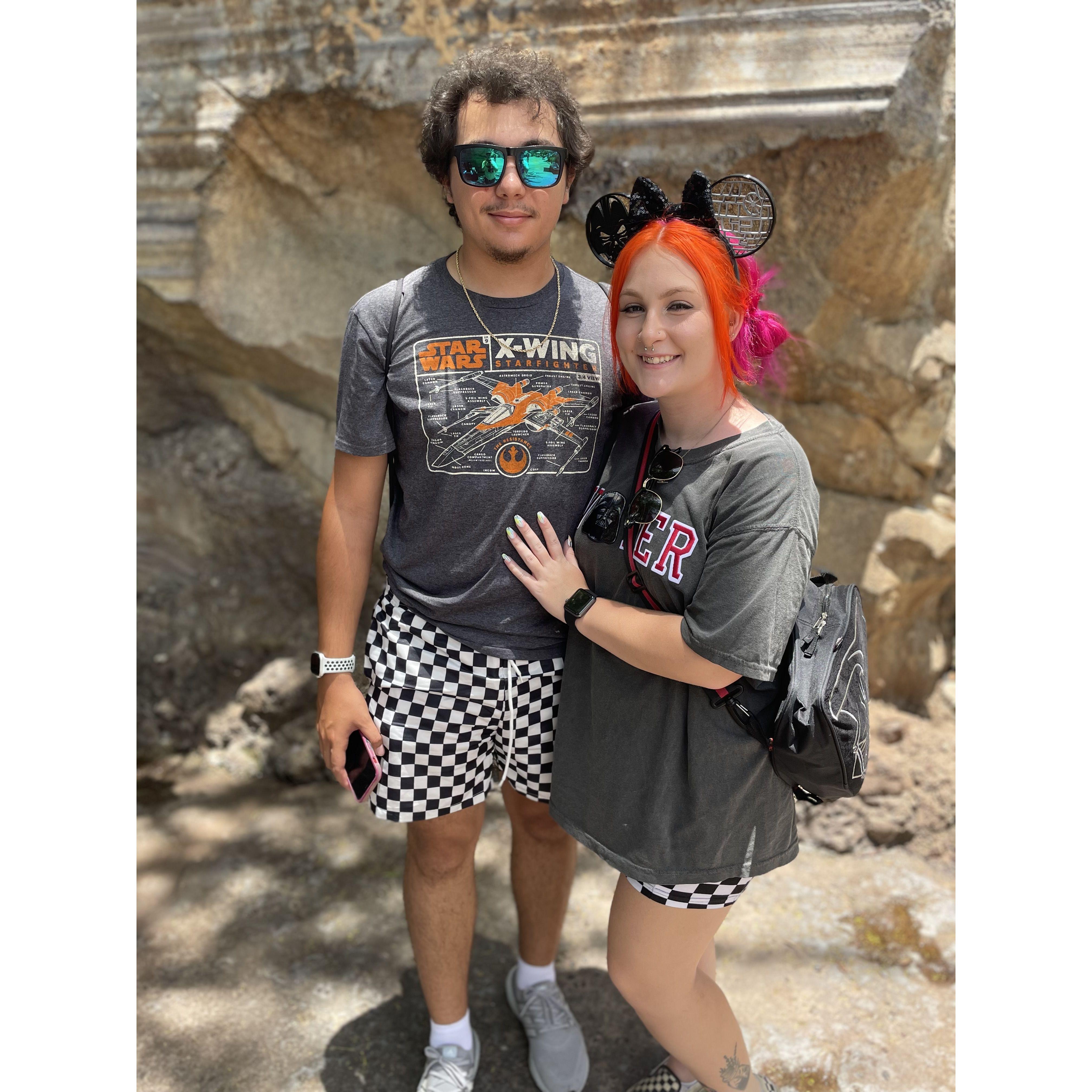 Disney's Galaxy's Edge! This was such a magical experience together.