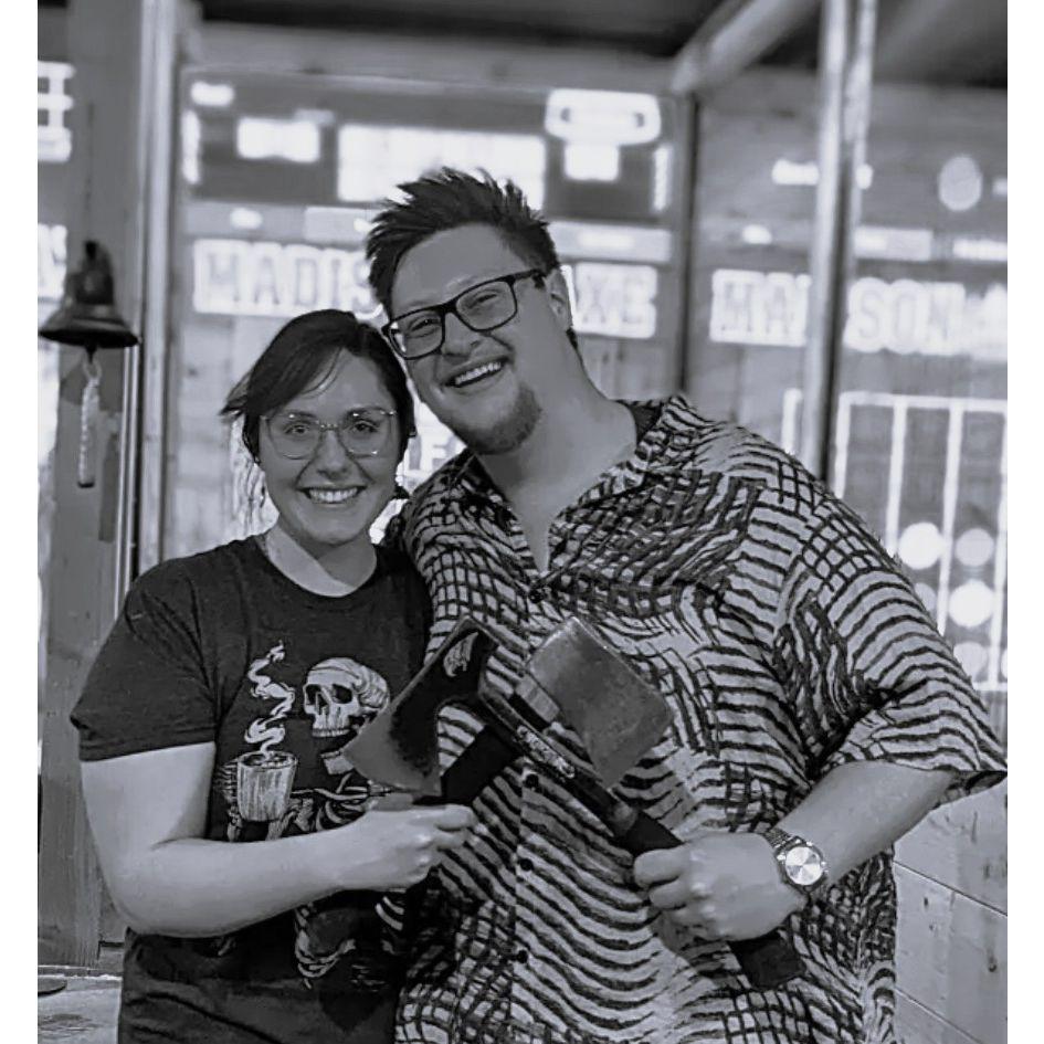 Our second date at Madison Axe Throwing