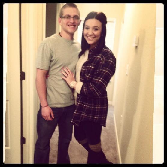 Our first picture together-2013