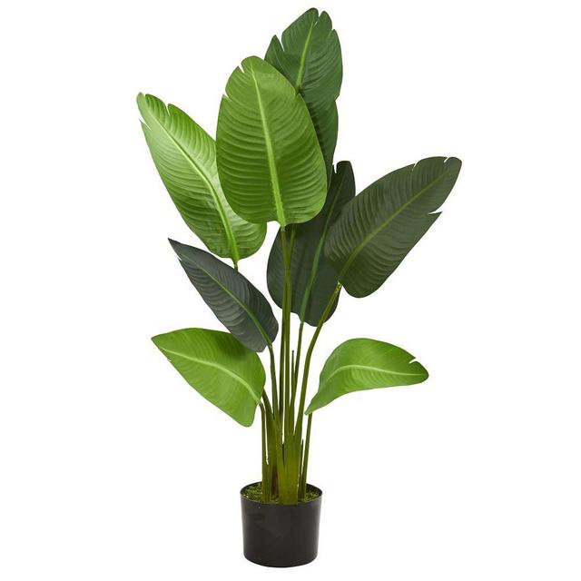 Faux Travelers Palm Tree, 4 feet