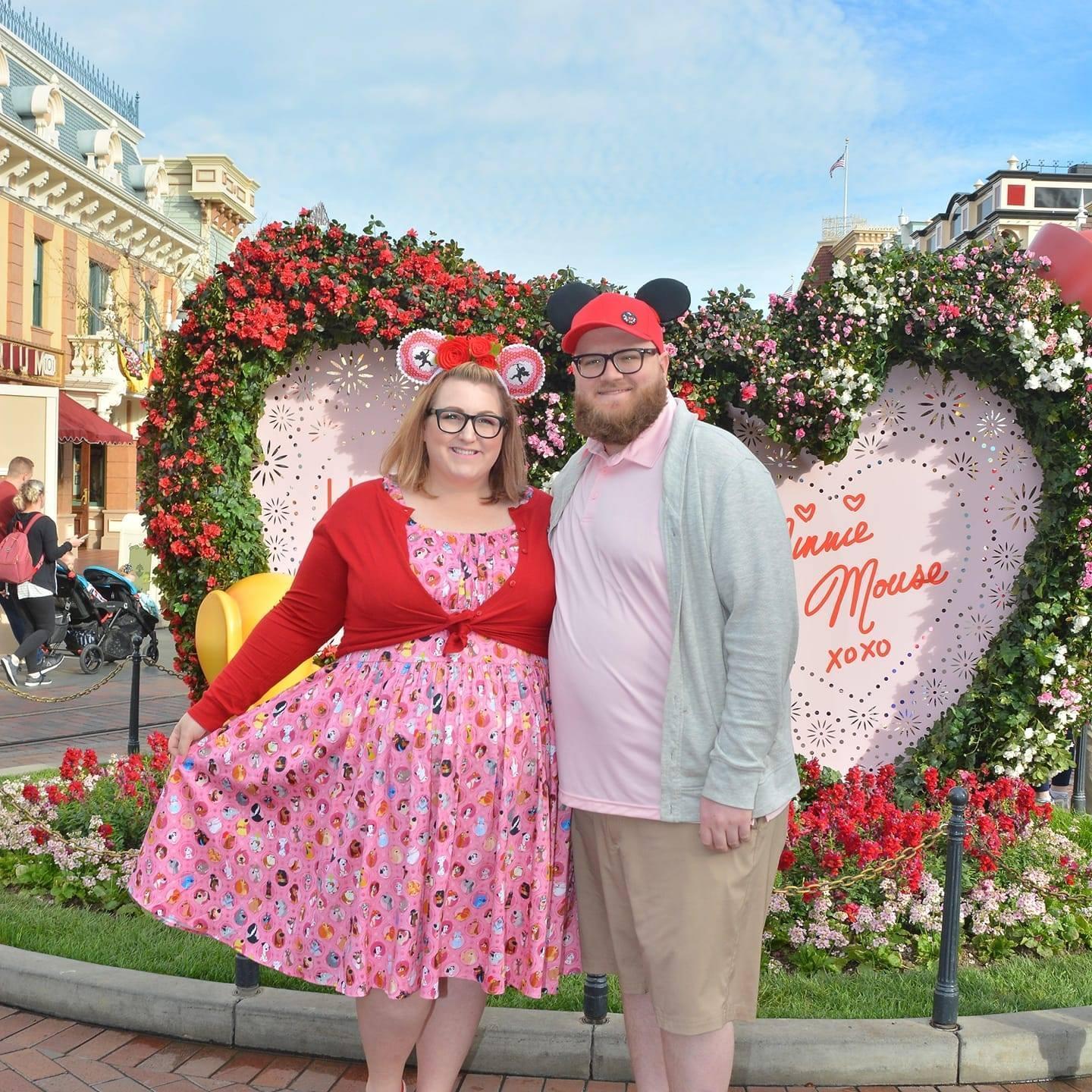 Celebrating Valentine's Day at Disneyland!