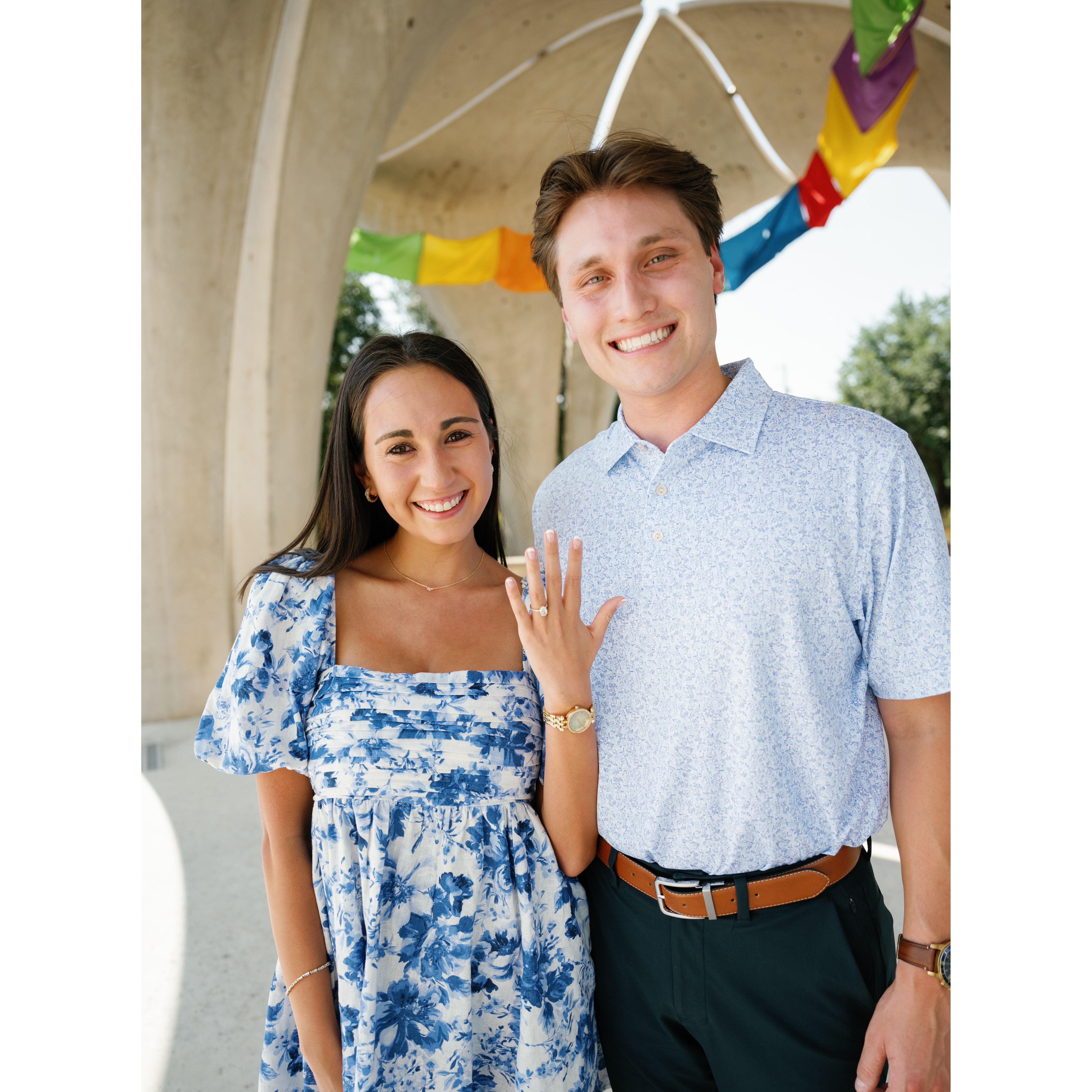 July 20, 2024: The day Jonathan proposed!