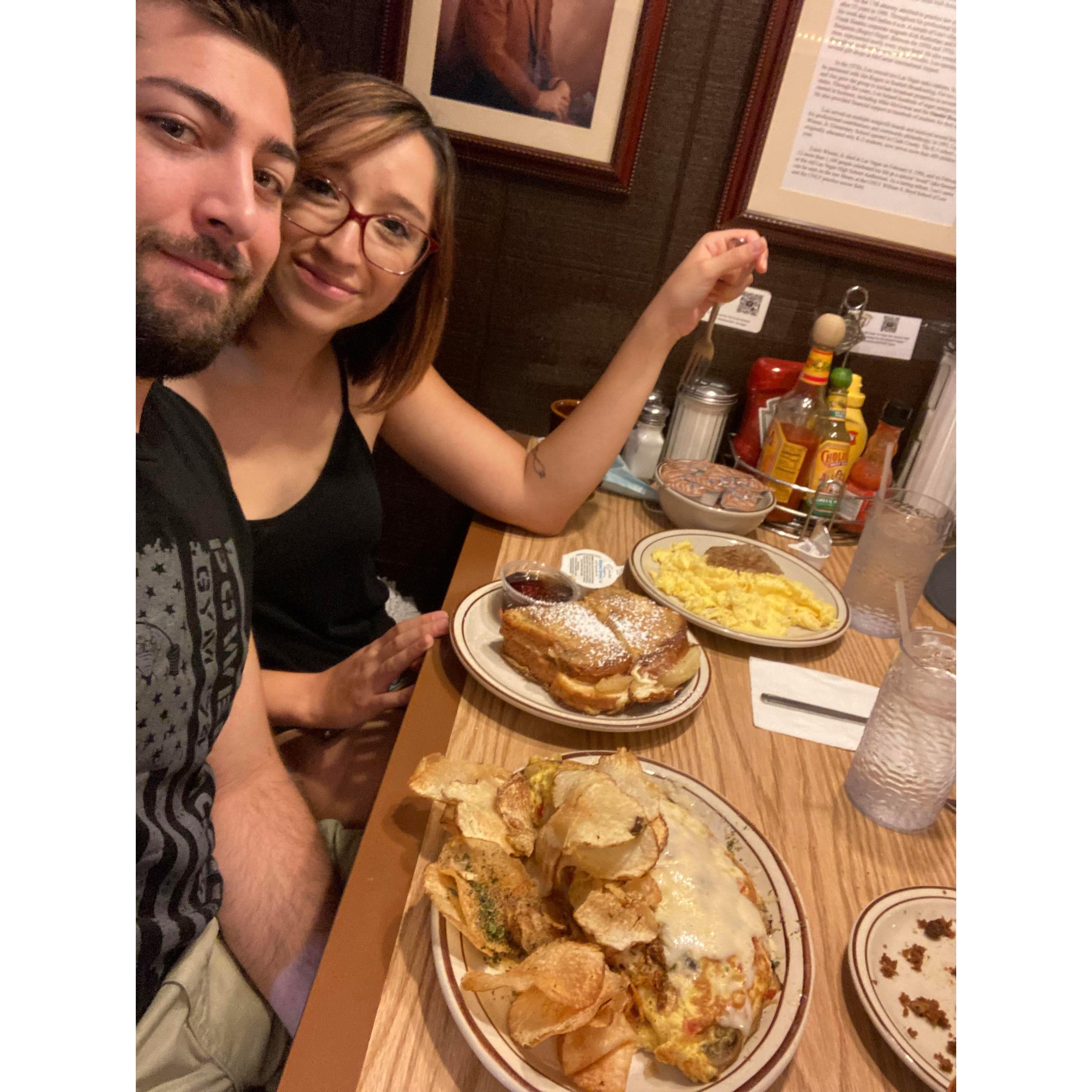 One of our traditions is to go to Omelet House ever time we visit Las Vegas