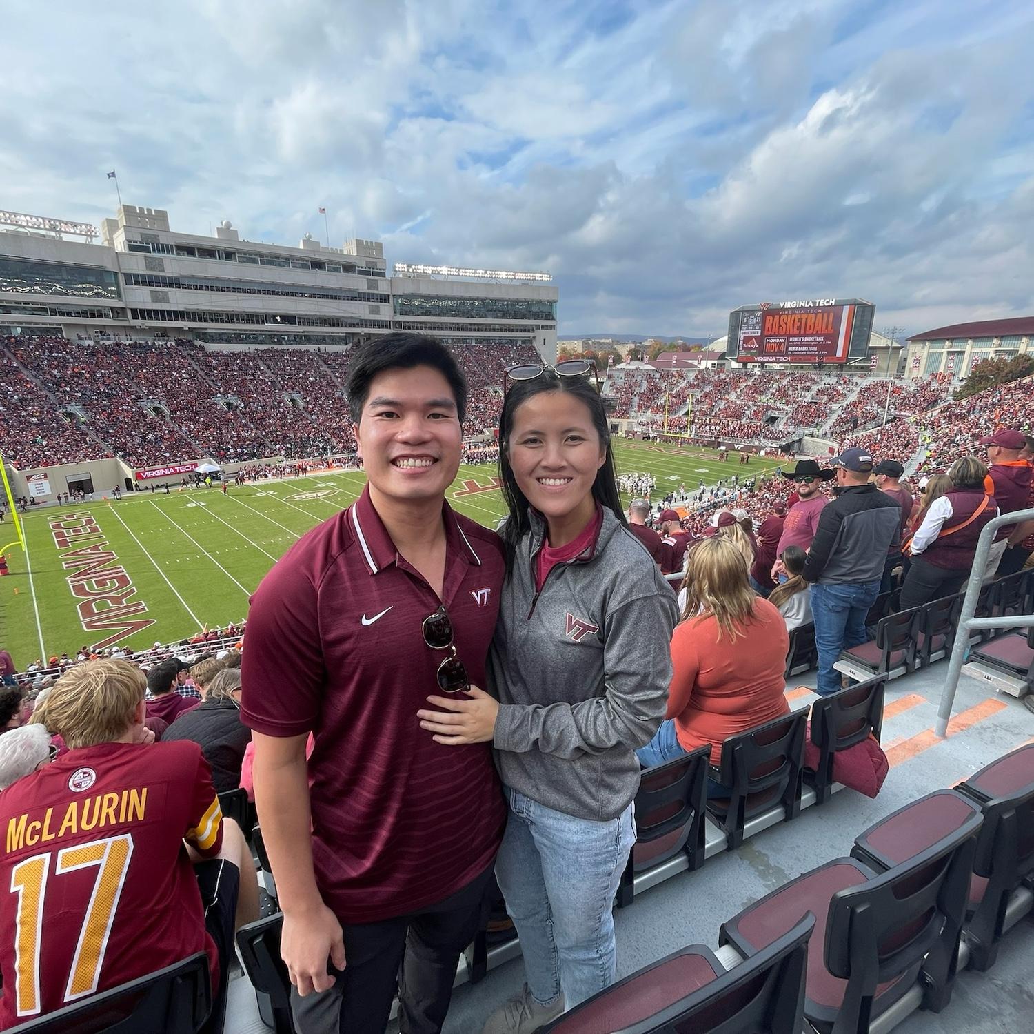 First VT football game