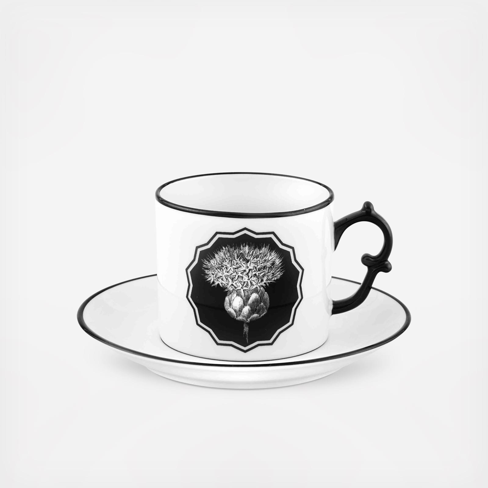 Vista Alegre, Christian Lacroix - Herbariae Tea Cups & Saucer, Set