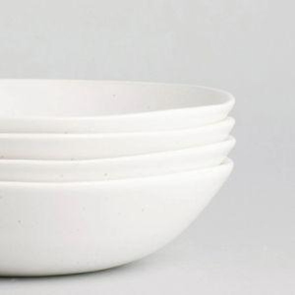 Pasta Bowls - Color Speckled White