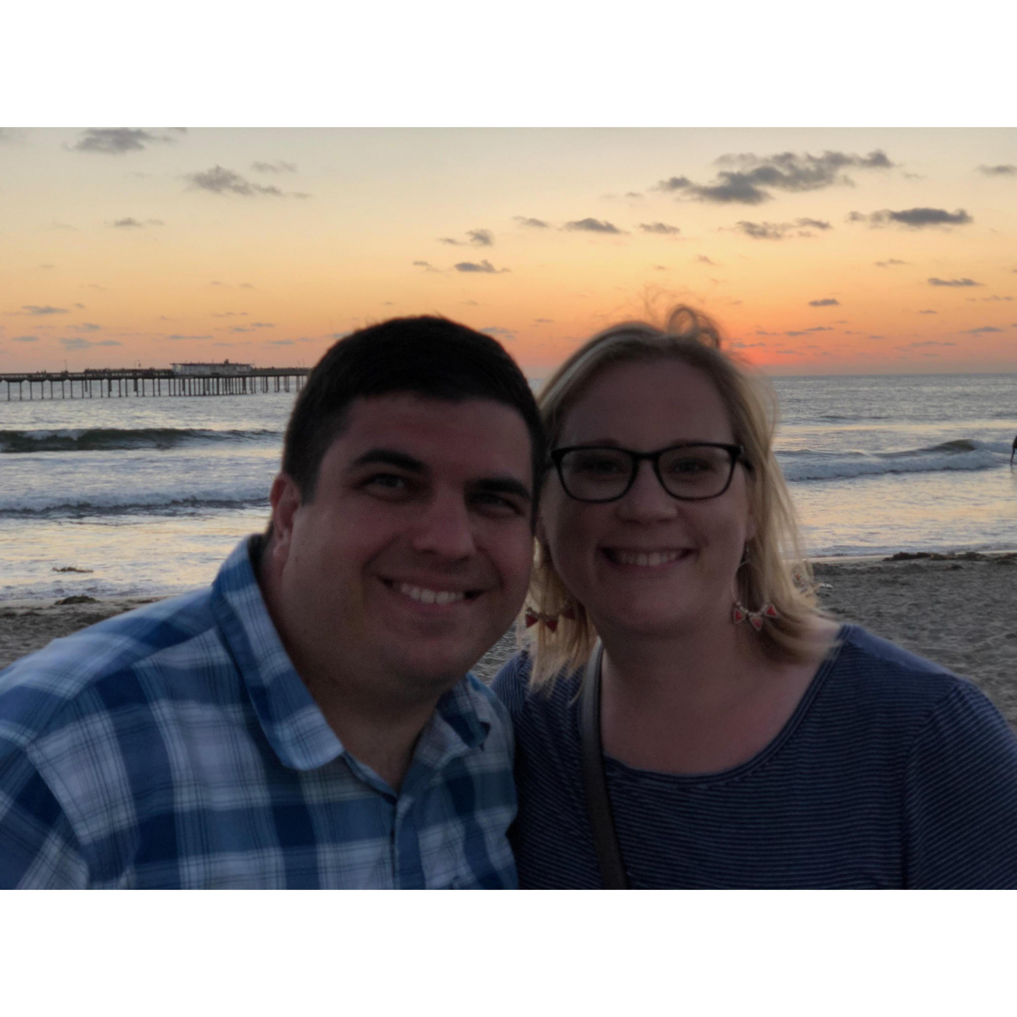 San Diego sunset.