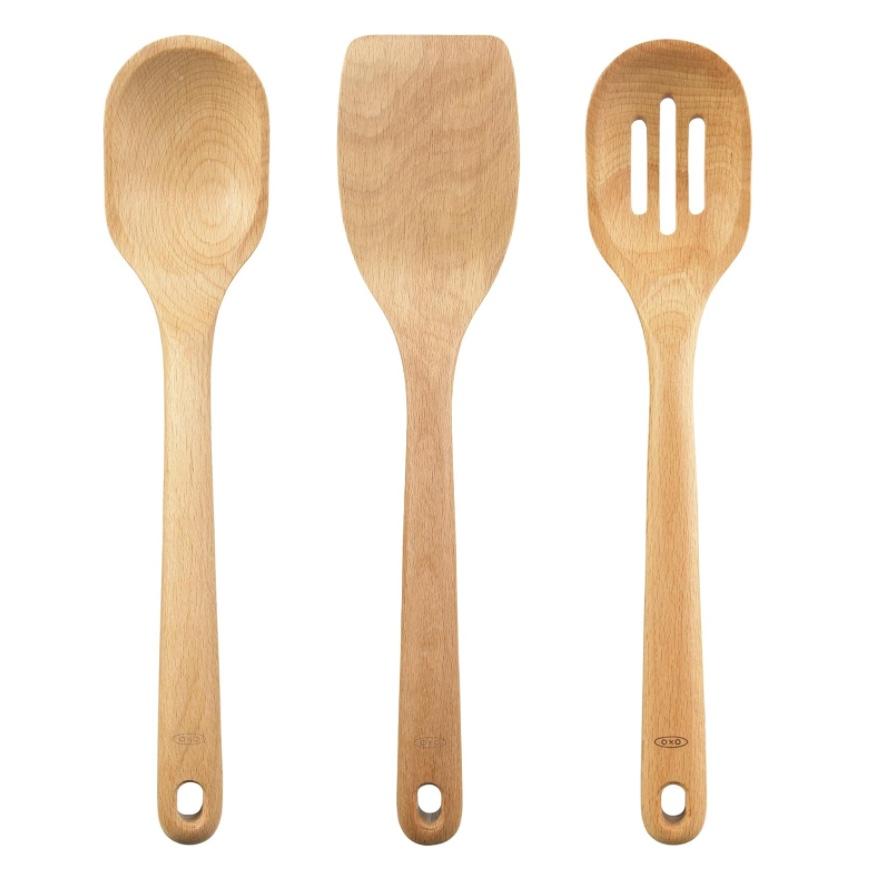 OXO Good Grips Wooden Utensils, Set of 3
