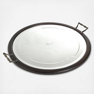 Round Mirrored Tray