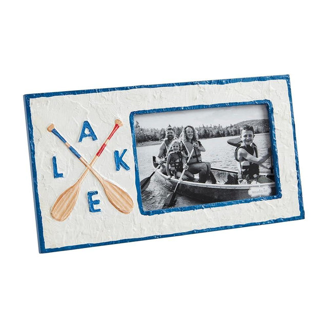 Mud Pie Lake 4X6 Frame; 5 3/4" X 10 1/2"