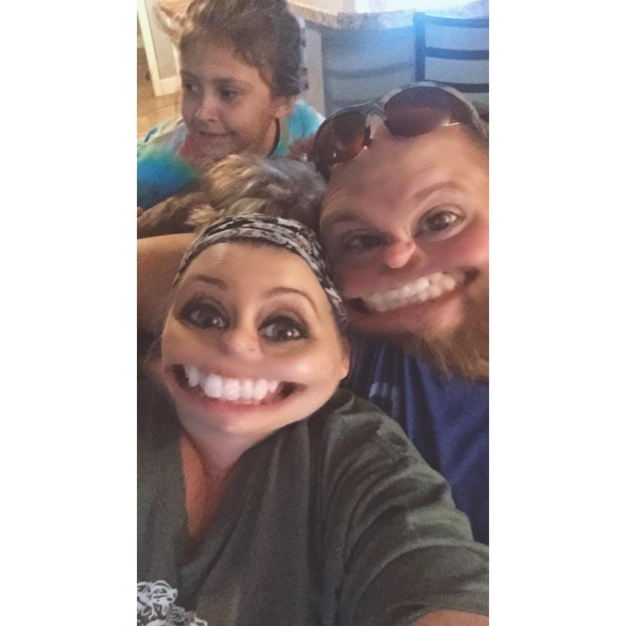 Big smiles
