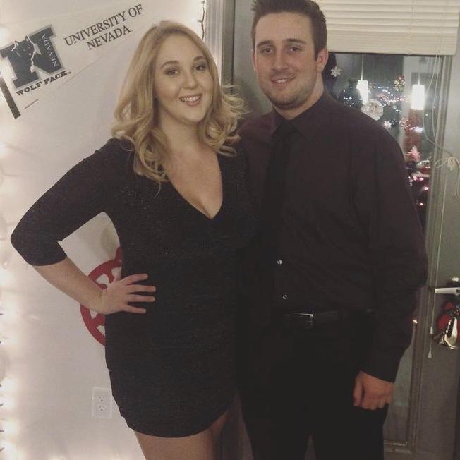 Brad & Amber Dawn before an AOII Formal, 2016