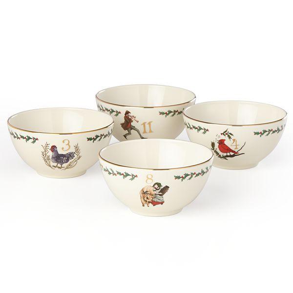 Twelve Days of Christmas™ 4-piece Bowl Set