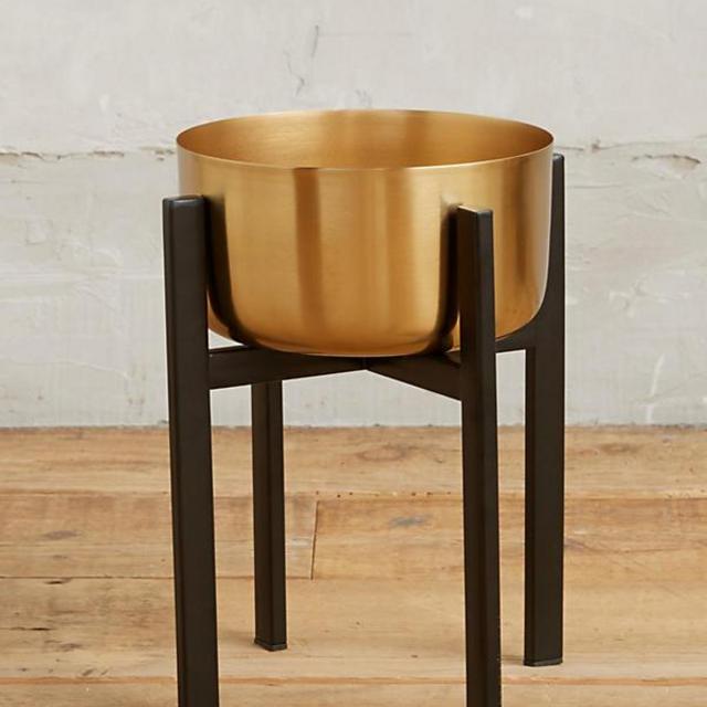 Rossum Metallic Plant Stand