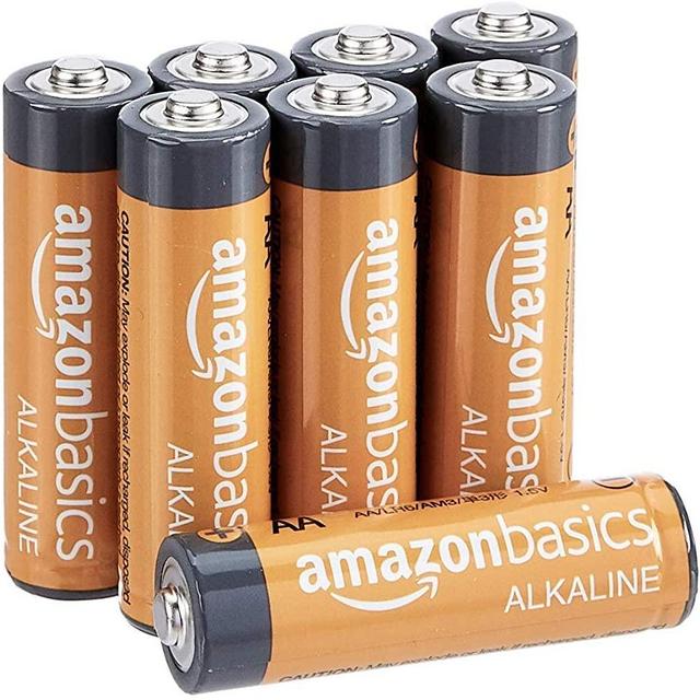 AmazonBasics AA 1.5 Volt Performance Alkaline Batteries - Pack of 8