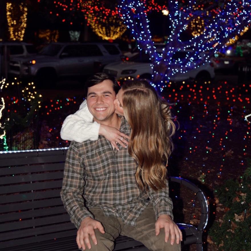 Bench where we got engaged:)