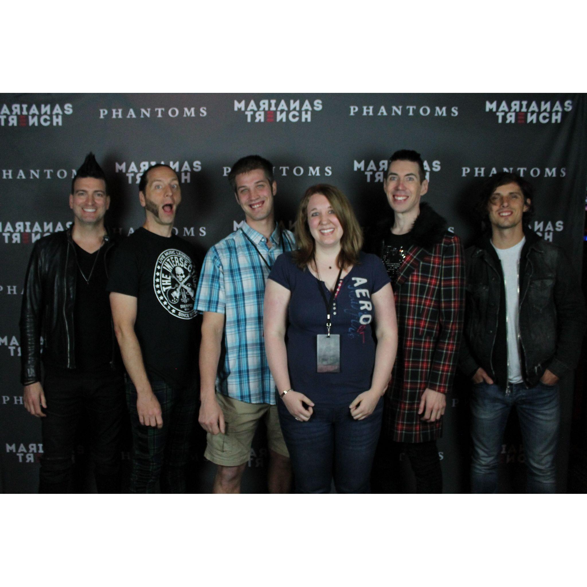May 2019 VIP meet and greet one of my favorite bands Marianas Trench in Chicago, Illinois