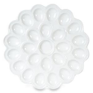 Everyday White® by Fitz and Floyd® Flower Egg Platter