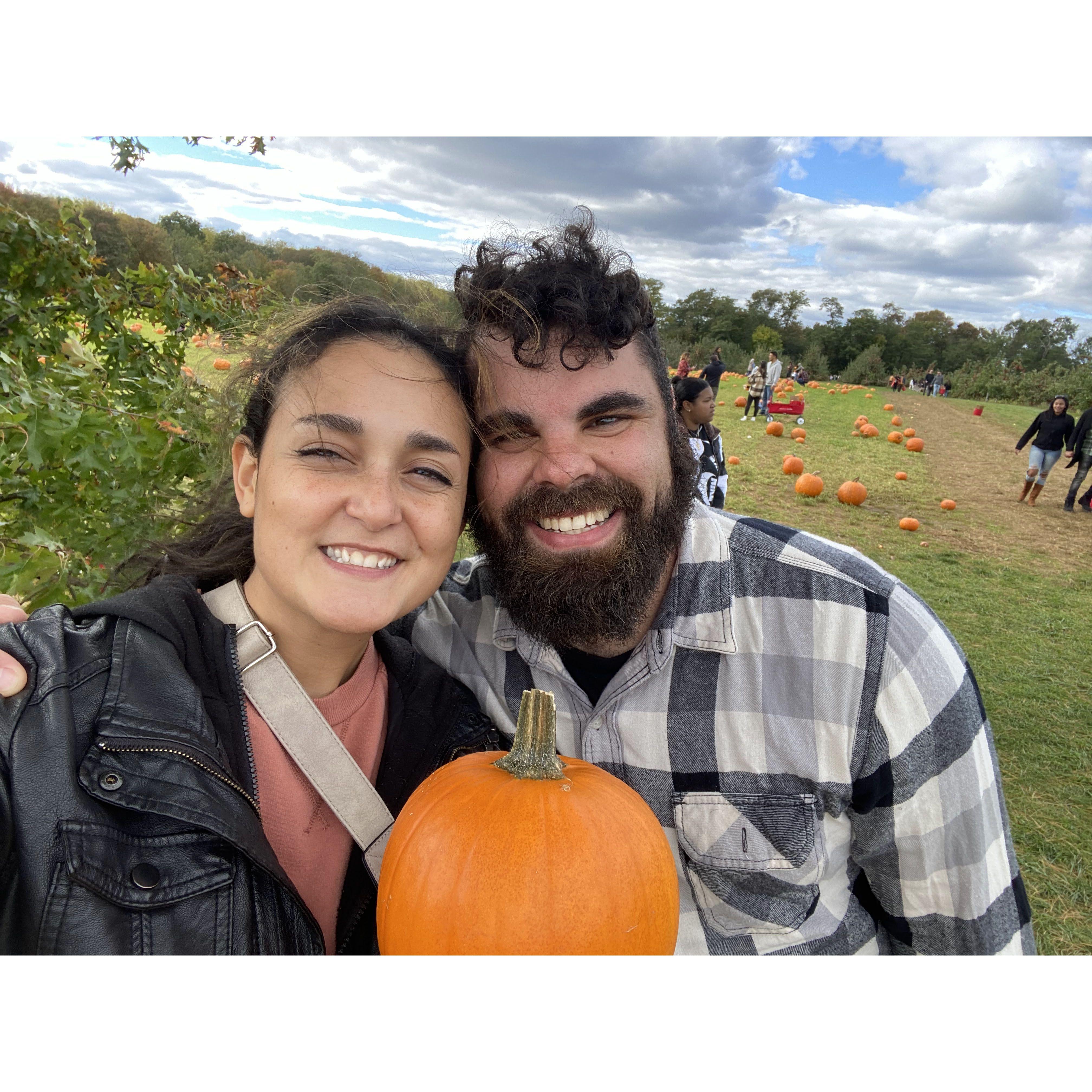 Pumpkin and Apple picking--October 2023