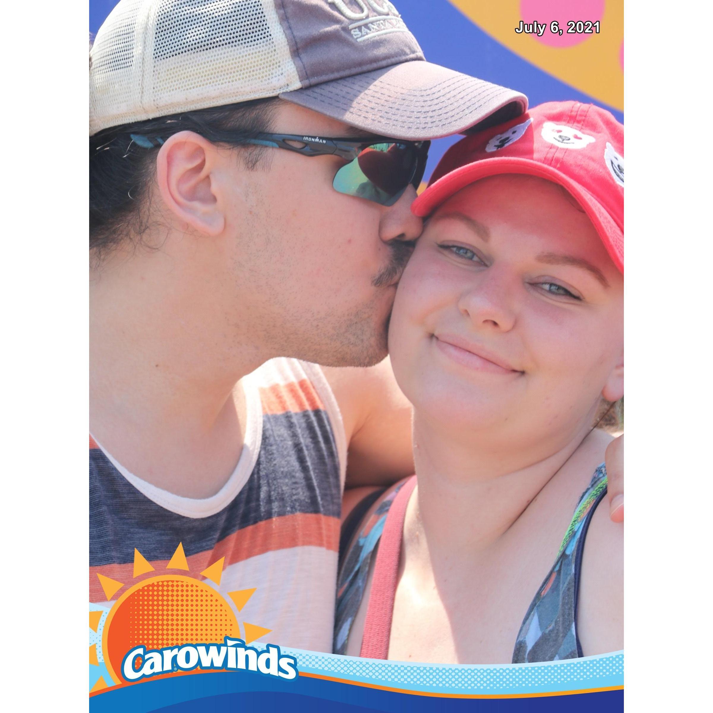 Our engagement trip to Charlotte, NC