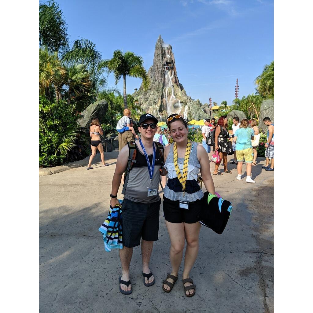 Our most recent vacation to Universal Studios! Here we are at Volcano Bay