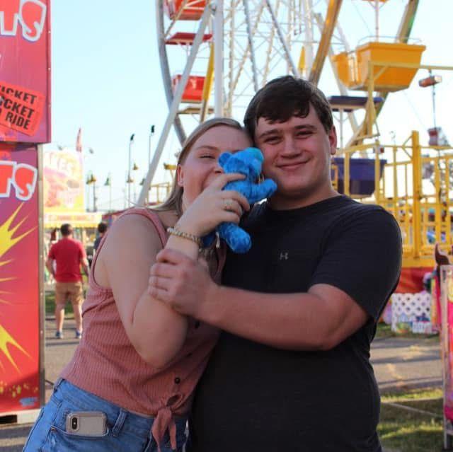 The only time he ever went to the fair with me, haha!