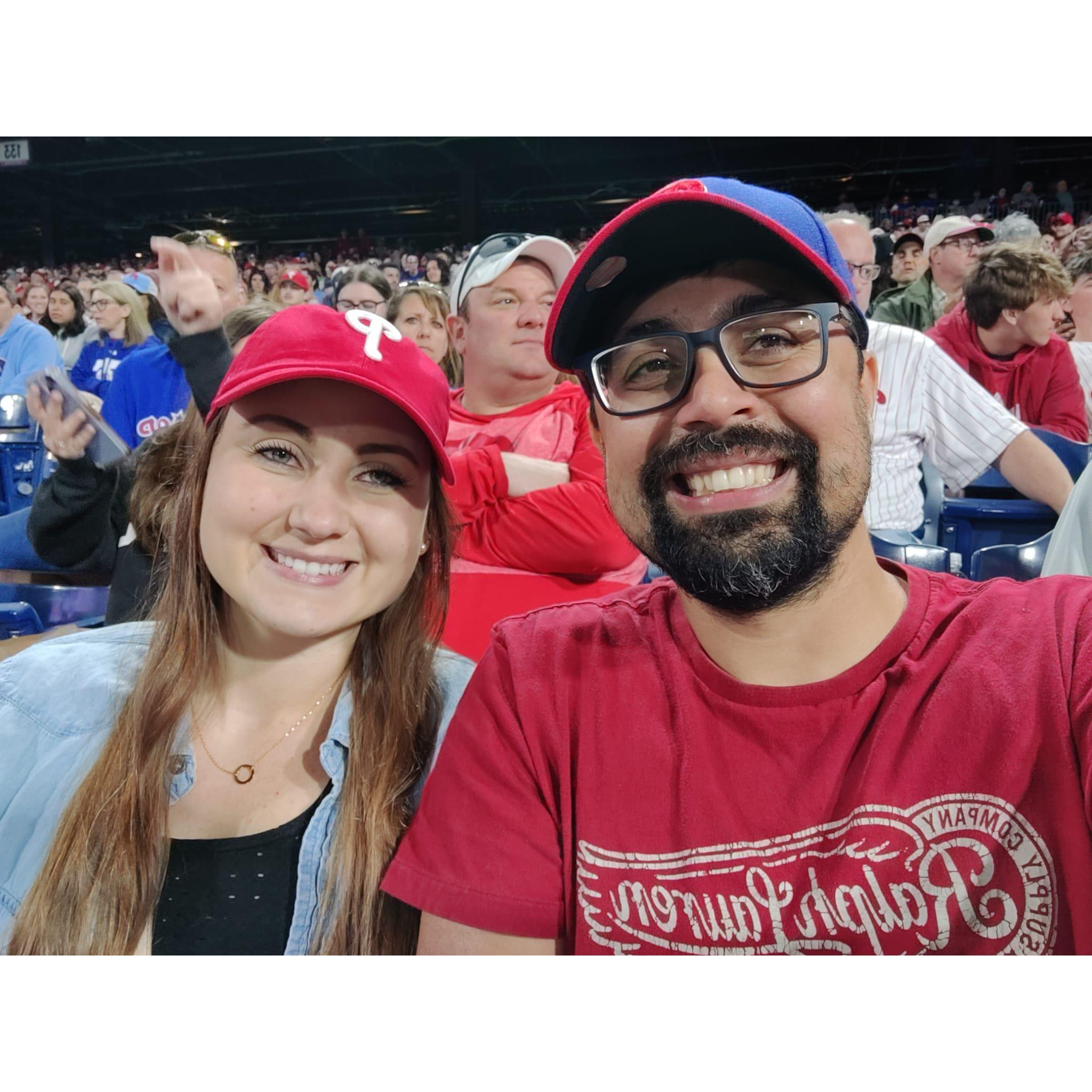 First Phillies game in 2023 (they won)!