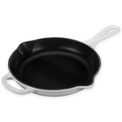 Le Creuset® Signature 9-Inch Iron Handle Skillet in White