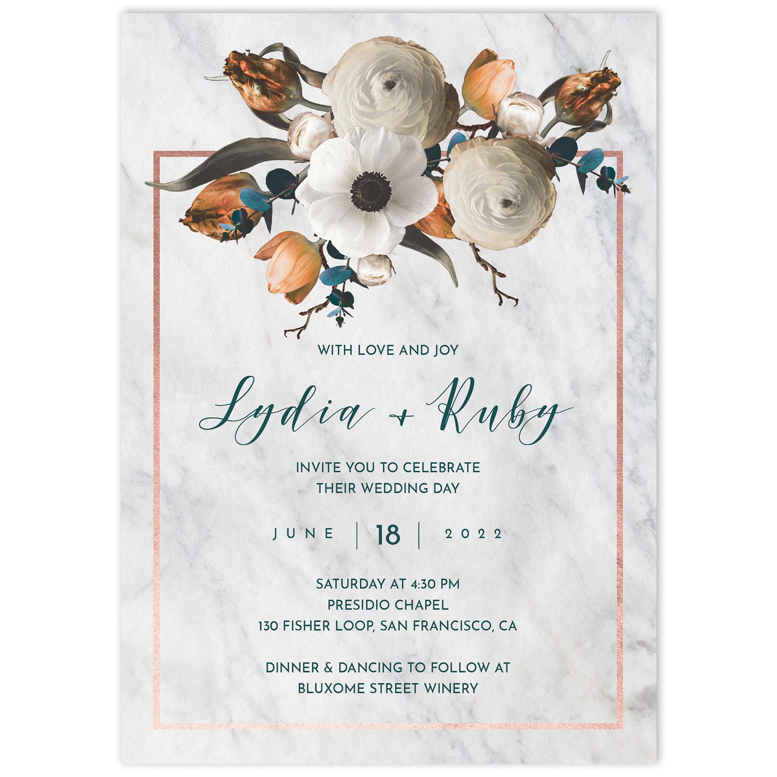 Zola wedding store invites