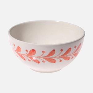 Anna Cereal Bowl in Coral