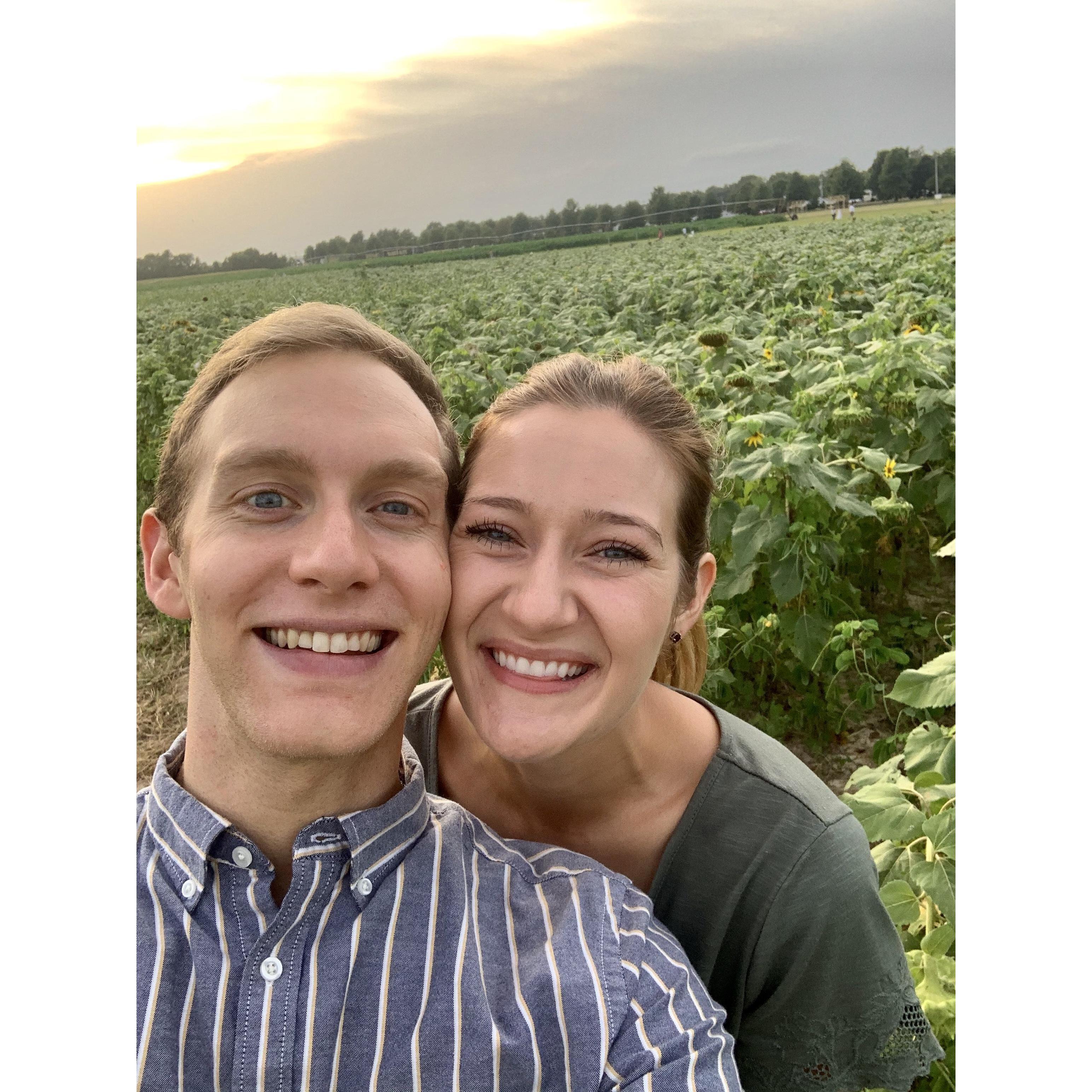 Exploring sunflower fields and summer sunsets together.