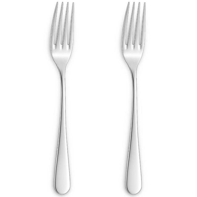 KEAWELL Premium Louise 9" Serving Spoon Set – 18/10 Stainless Steel - Uniting Elegance and Durability - Exquisite Serving Utensils for Parties (Serving Fork)