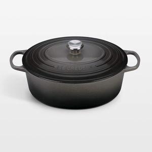 Le Creuset Signature 8-Qt. Enameled Cast Iron Oval Dutch Oven + Reviews | Crate & Barrel