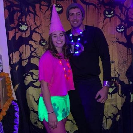 For Halloween Courtney was Patrick Star and Cody was Danny Phantom.
